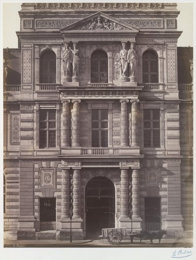 Kaiserliche Bibliothek des Louvre von Edouard Denis Baldus